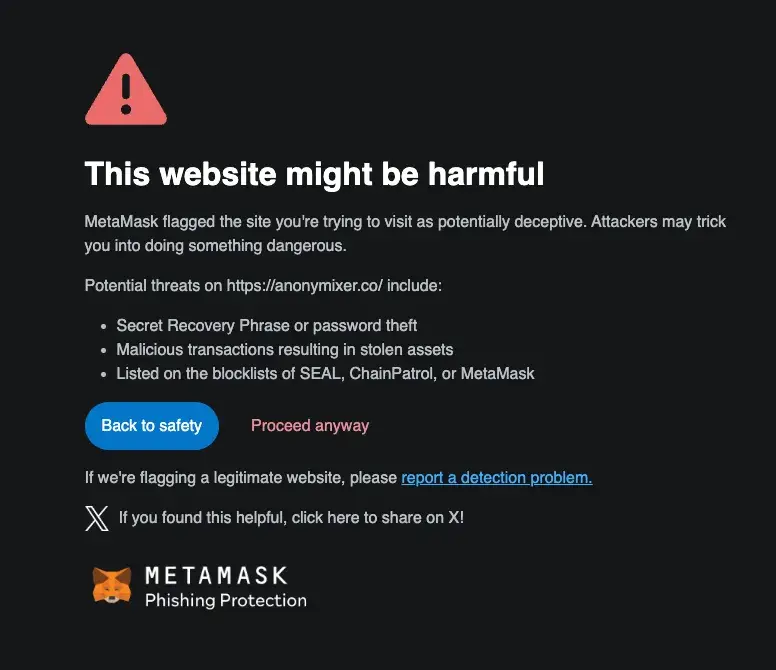 support anonymixer com