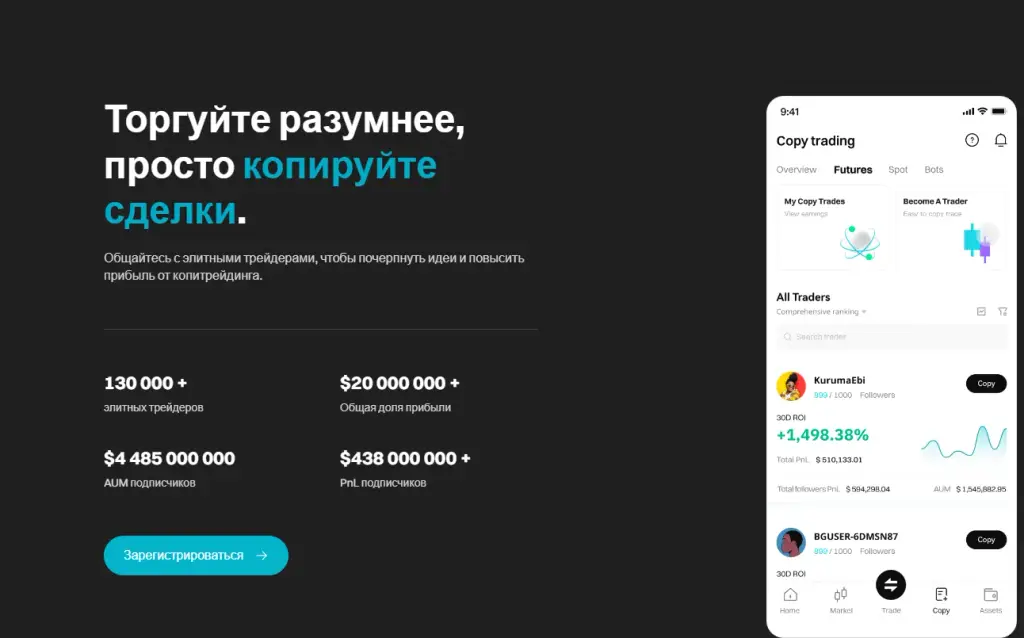 Платформа Bitget Trader Pro