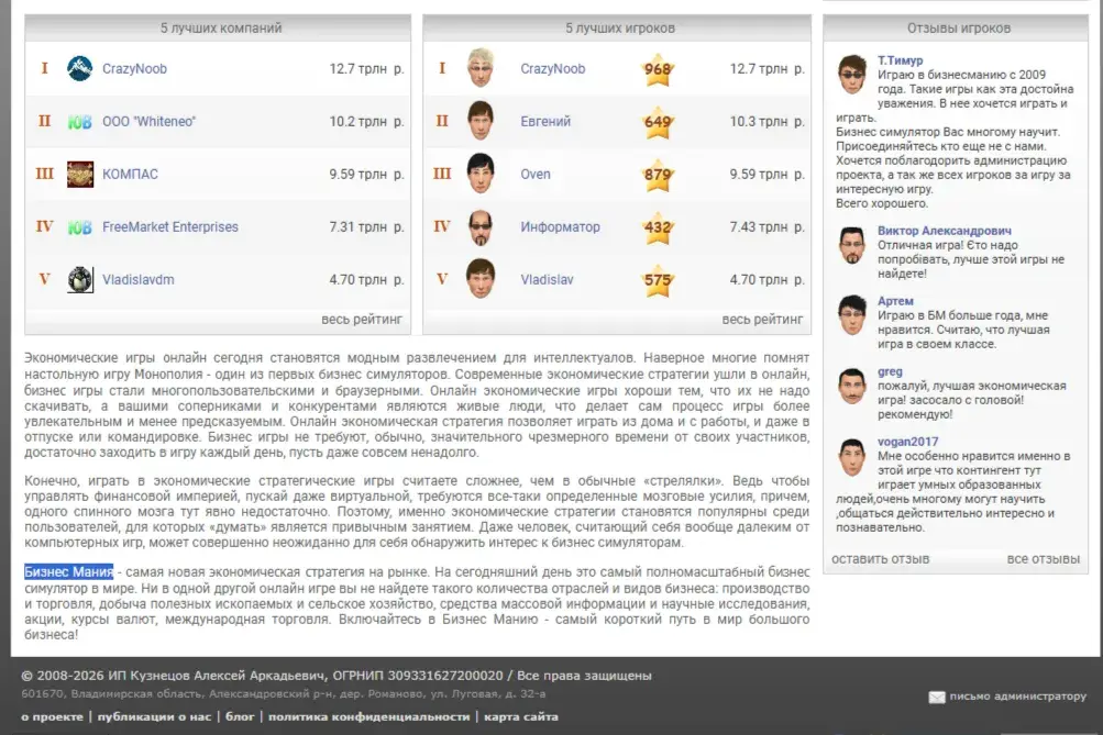 Bizmania Ru Bizmania Ru