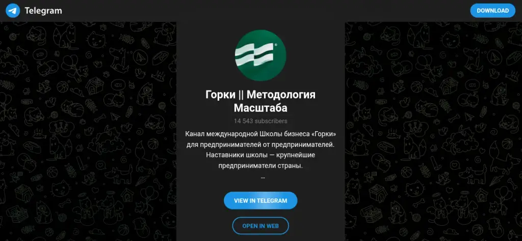 бизнес школа горки