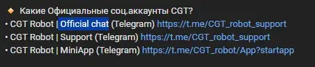 cgt robot cgt robot