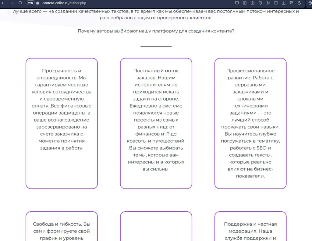 контент онлайн биржа