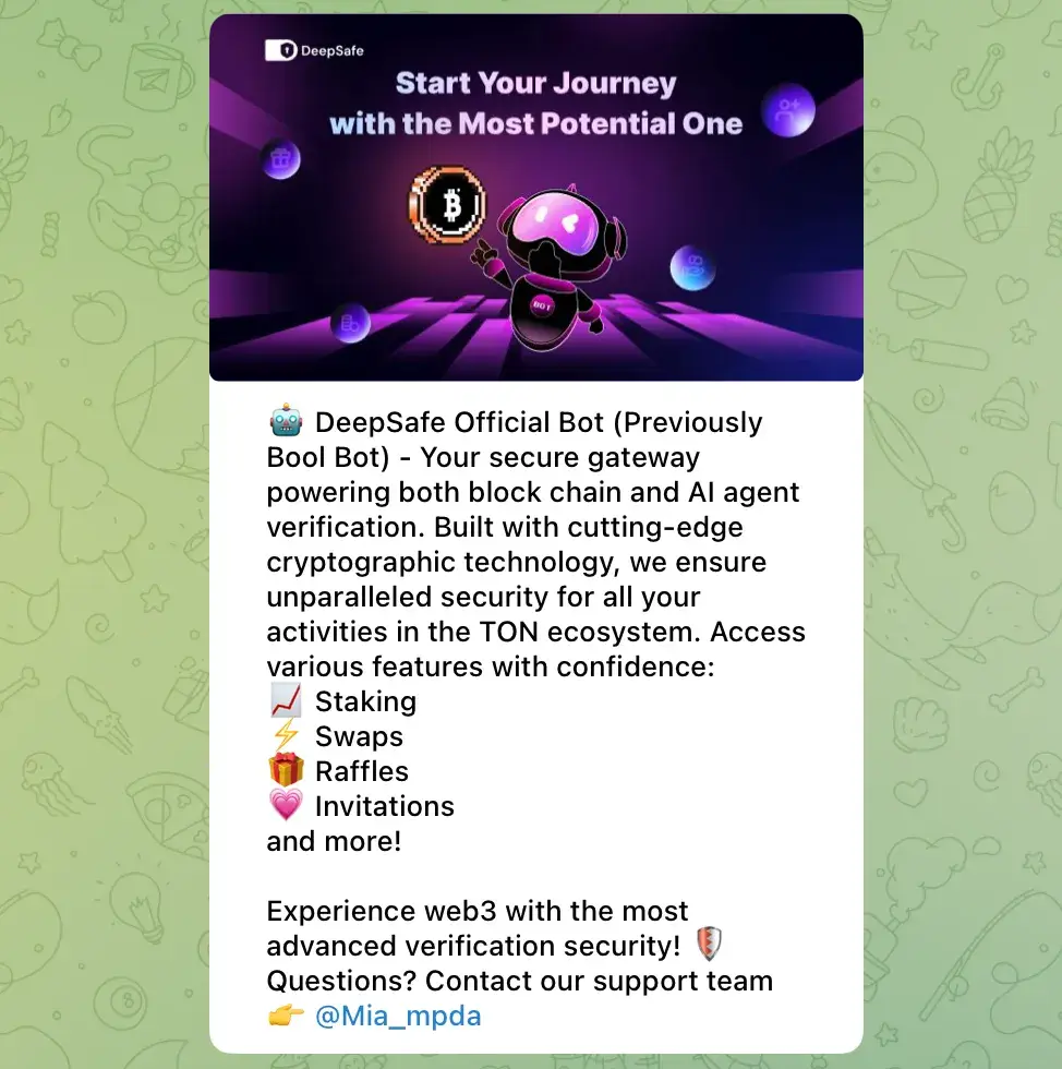 DeepSafe Official Bot