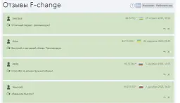 F Change — отзывы и рейтинг