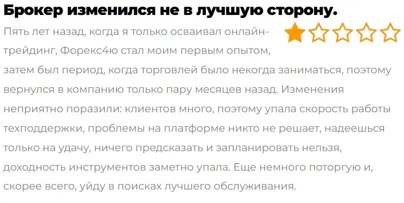 Forex4you отзывы