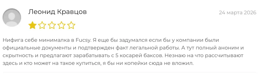 fucsy отзывы брокер