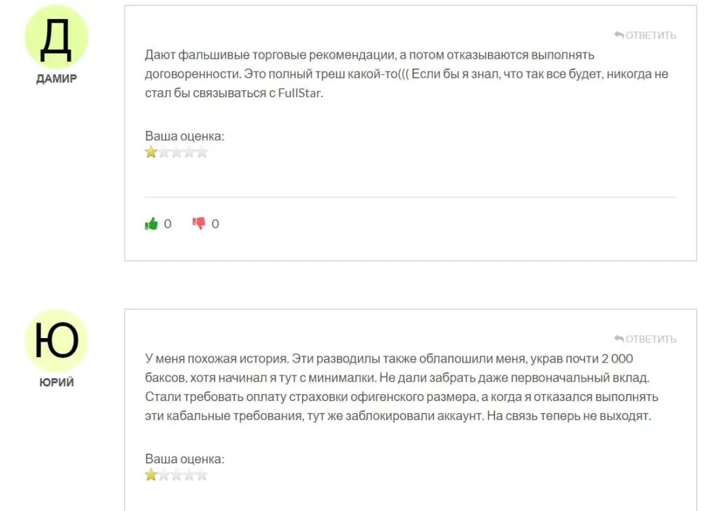 Fullstar отзывы