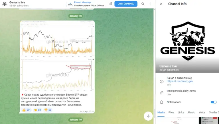genesis live telegram