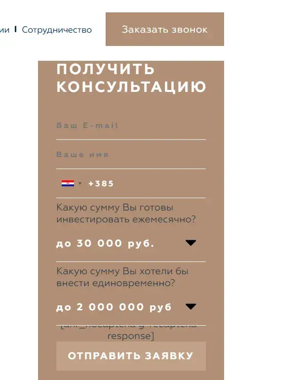 москва советник по инвестициям михаил