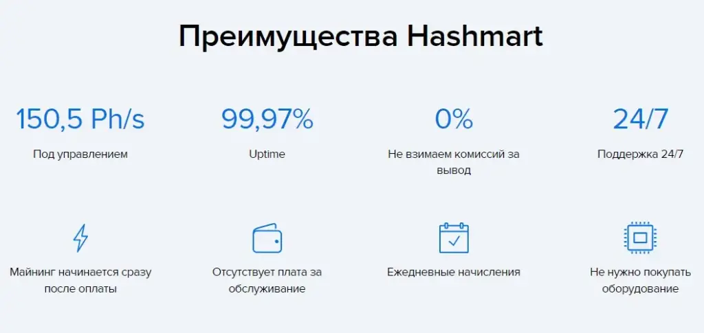 hashmart облачный майнинг