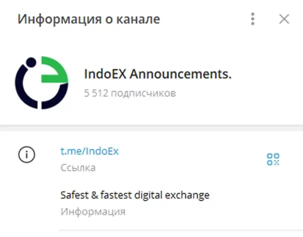 Indoex биржа