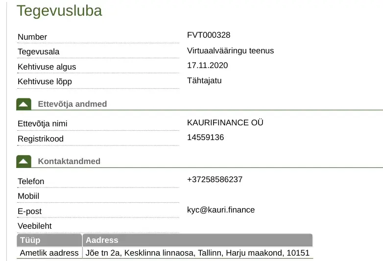 kauri finance