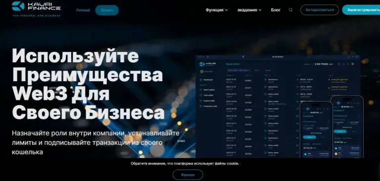 каури финанс крипта карта