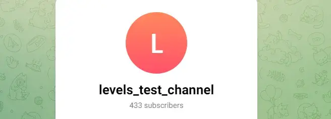 levels test channel levels test channel