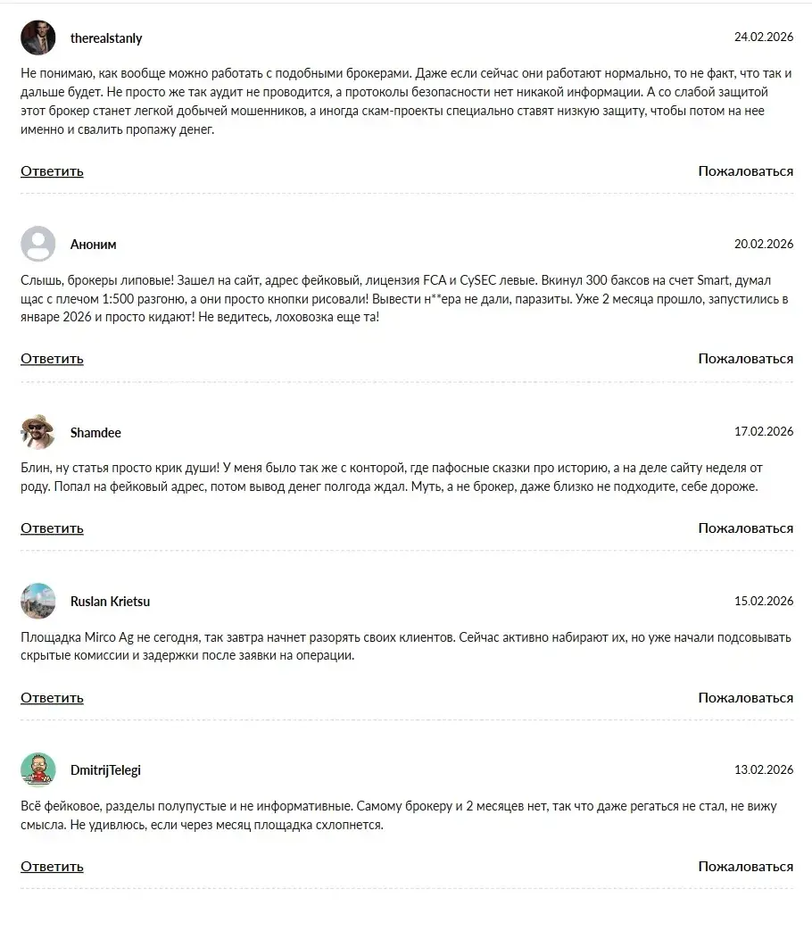 mirco ag отзывы