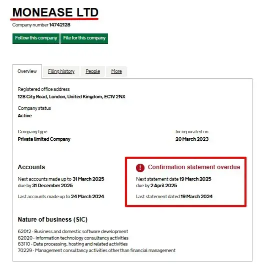 monease