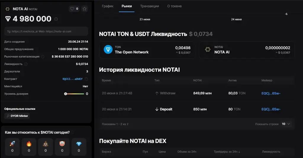 $notai announcements