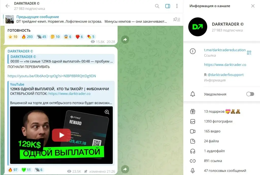 darktrader co обучение