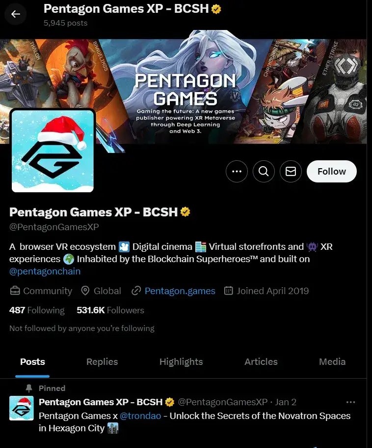 pentagon games token price pentagon games token price