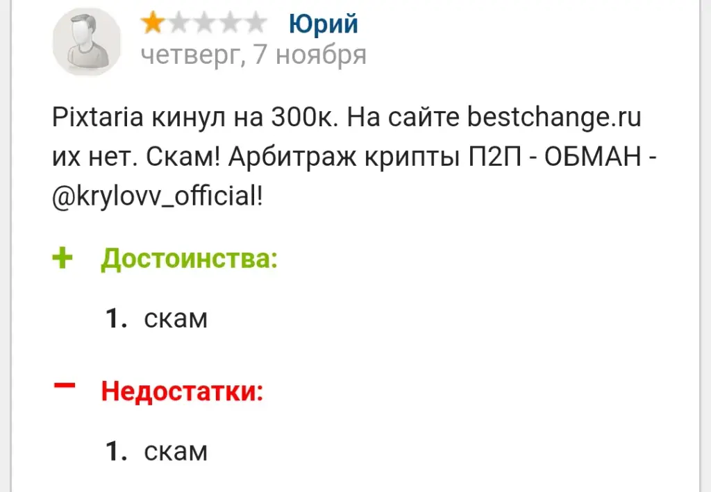 pixtaria обменник