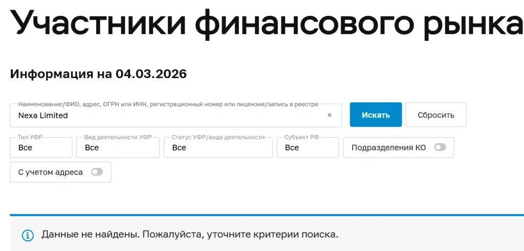 nexa limited биржевая платформа