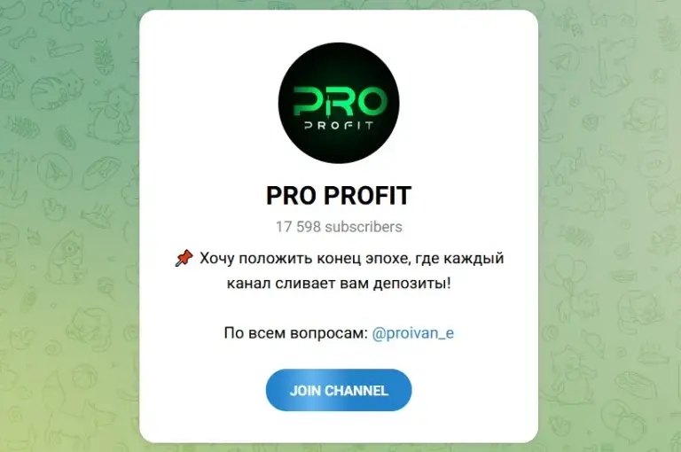 pro profit тг канал pro profit тг канал