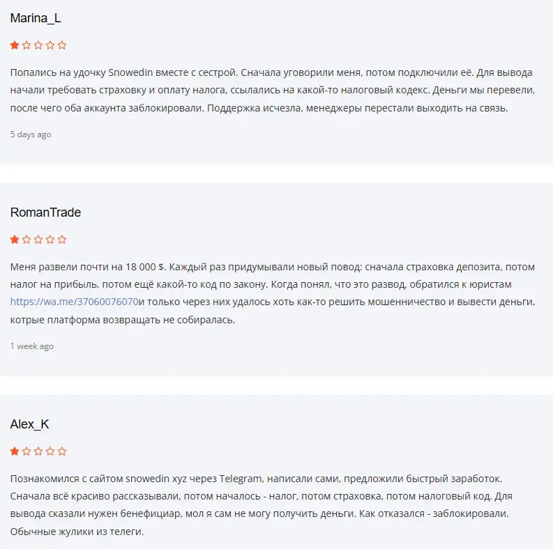 snow din me отзывы