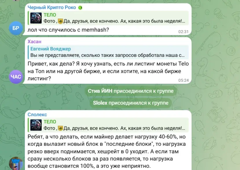 тело майнер