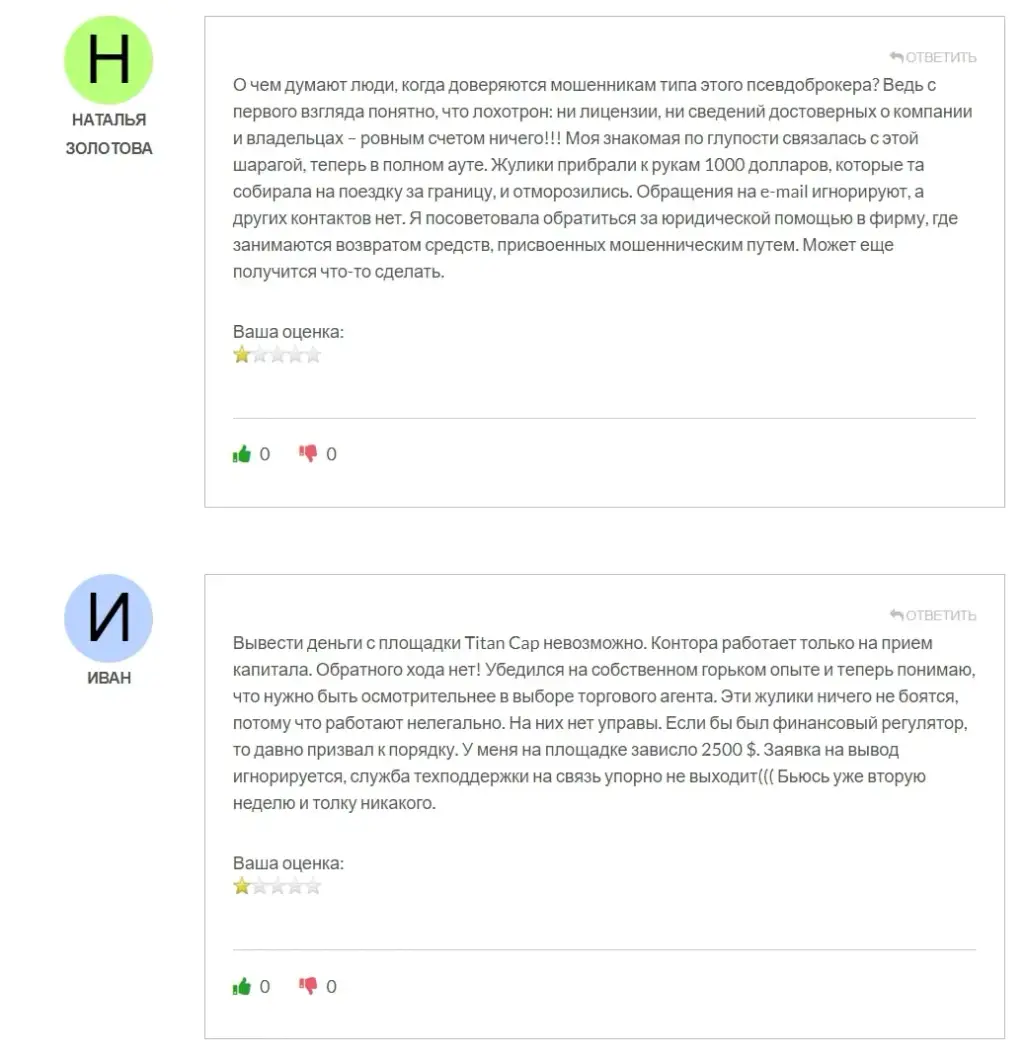 Titan Cap отзывы